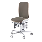 Krzesło zdrowotne RUCK STOOL Bioswing, CPL Biały, mocca