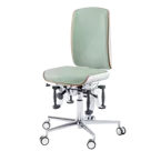 Krzesło zdrowotne RUCK STOOL Bioswing, CPL Biały, szałwia