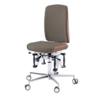 Krzesło zdrowotne  RUCK STOOL Bioswing, CPL Orzech, mocca